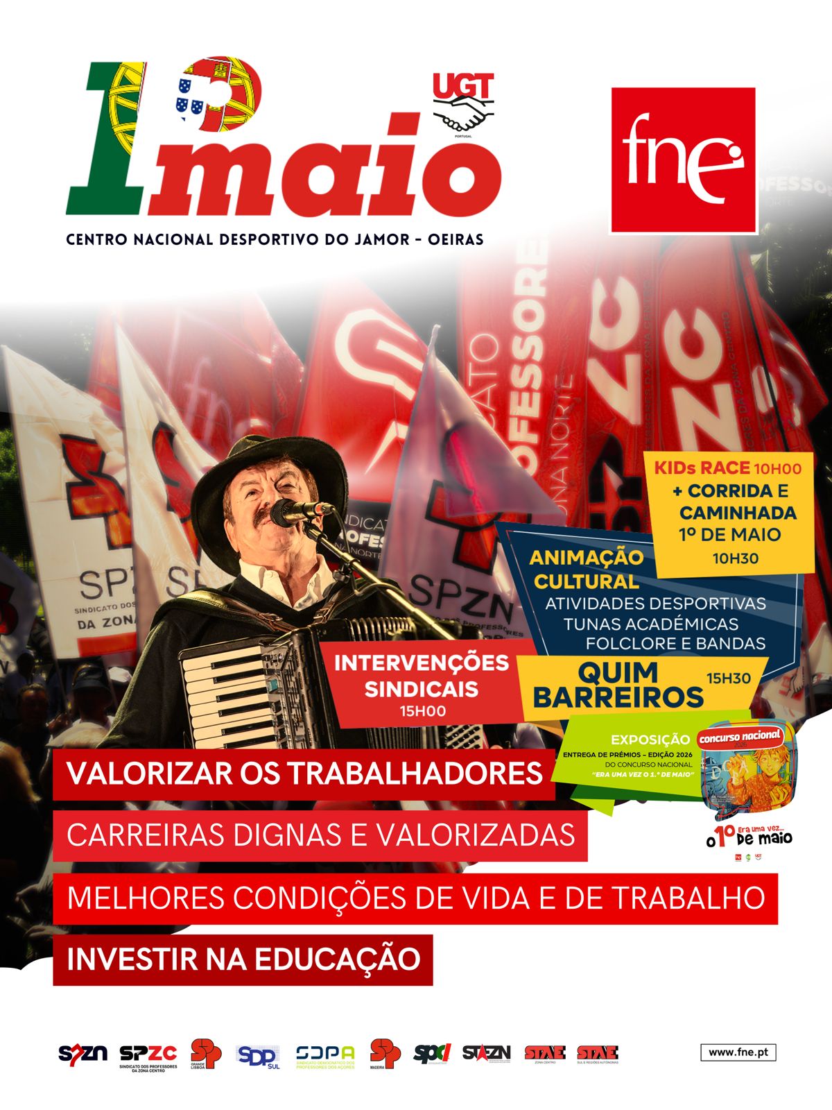 Cartaz 1º maio UGT - 2026
