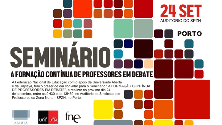 Seminário: A formação contínua de professores em debate