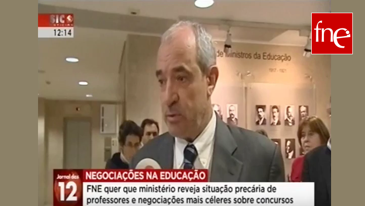 FNE pede ao ministro agrupamentos com menos alunos e fim da precariedade