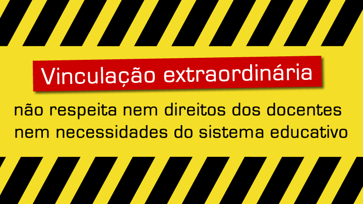 Vinculação extraordinária não respeita nem direitos dos docentes nem necessidades do sistema educativo