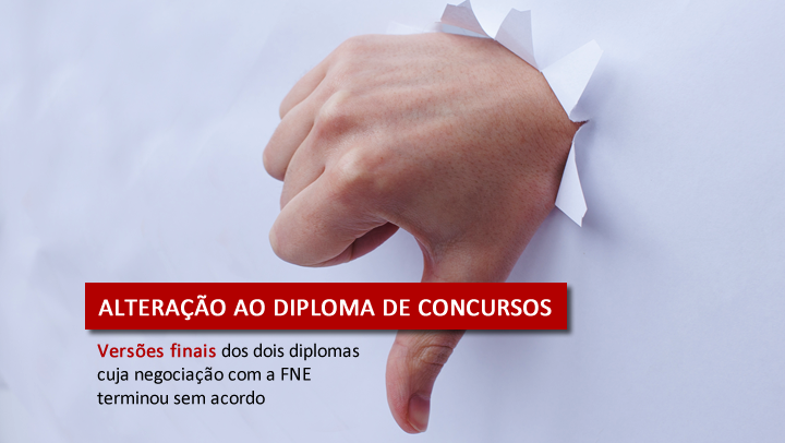 Documentos finais de alteração ao diploma de concursos