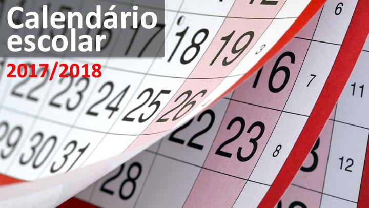 Calendário escolar 2017/2018