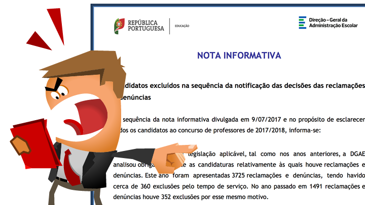 NOTA INFORMATIVA – CANDIDATOS EXCLUÍDOS NA SEQUÊNCIA DA NOTIFICAÇÃO DAS DECISÕES DAS RECLAMAÇÕES E DENÚNCIAS