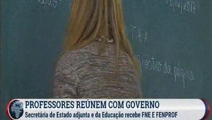 Reunião de professores com o Governo