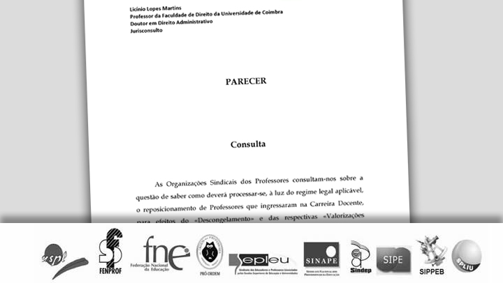 Nota à comunicação social: Organizações sindicais de professores entregaram, no ME, Parecer Jurídico sobre o reposicionamento na carreira