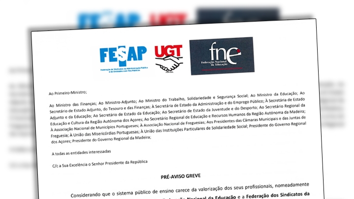 FESAP e FNE entregam Pré-Aviso de Greve para Não Docentes