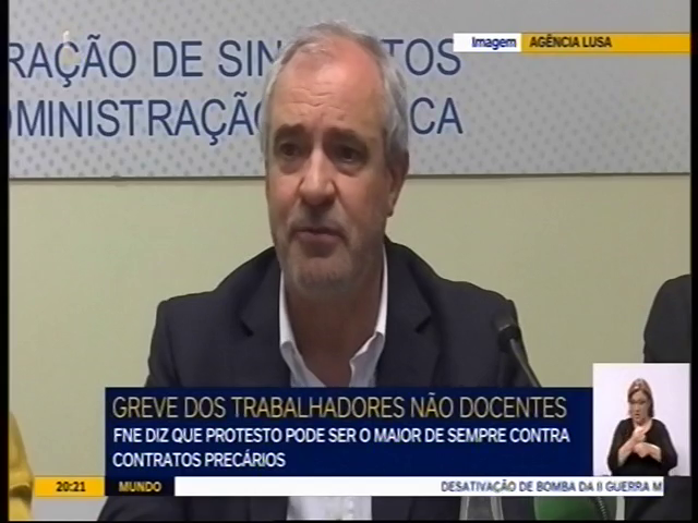 Greve do pessoal não docente