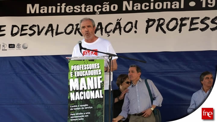 Intervenção do Secretário - Geral da FNE na Manifestação Nacional de 19 de maio de 2018