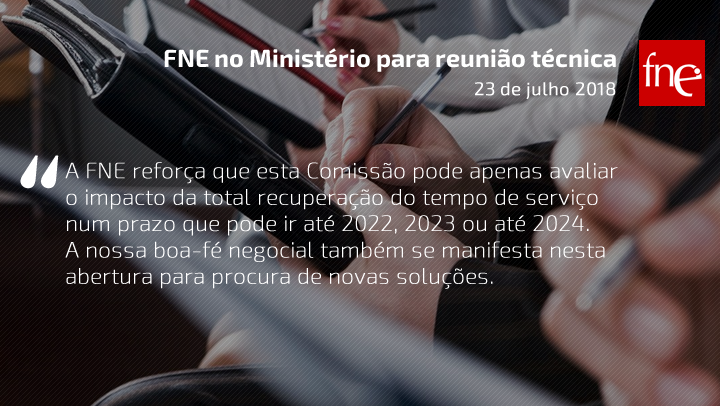 FNE no Ministério para reunião técnica