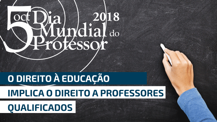 Dia Mundial do Professor e o direito a um professor qualificado