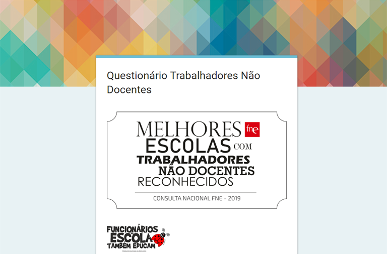 FNE promove estudo por 'Melhores escolas com Trabalhadores Não Docentes valorizados, qualificados e reconhecidos'