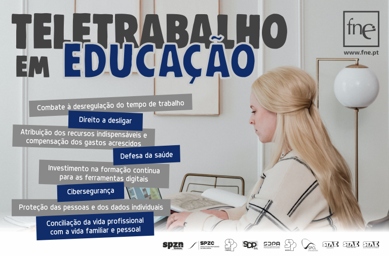 FNE vai promover ações de clarificação da regulamentação do teletrabalho em Educação