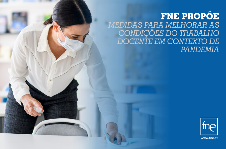 FNE solicita reunião ao ME para apresentar medidas para melhorar as condições do trabalho docente em contexto de pandemia