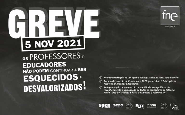 FNE avança com Pré-aviso de greve para o dia 5 de novembro 