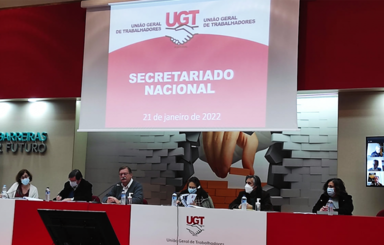 Resolução do Secretariado Nacional da UGT de 21 de janeiro de 2022