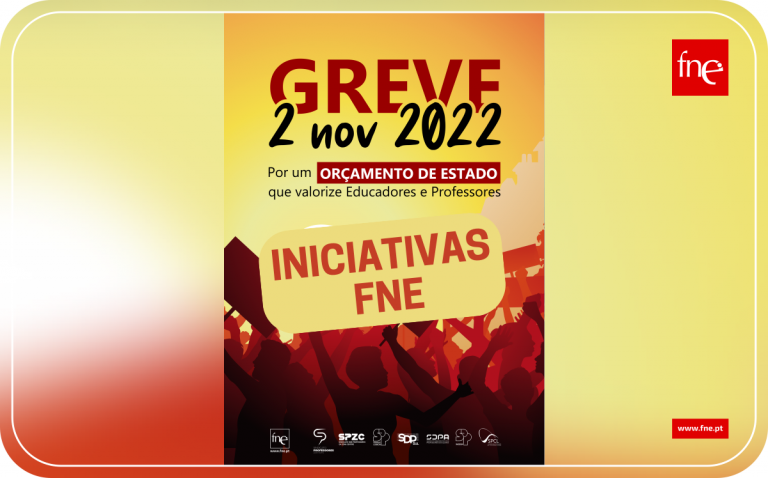 FNE assinala greve de 2 de novembro com várias iniciativas