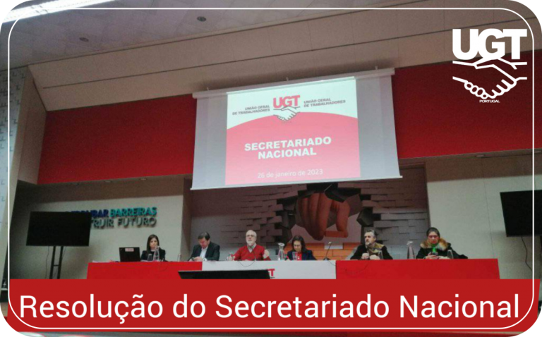 Resolução do Secretariado Nacional  da UGT alerta Ministro da Educação e Governo para ouvir as justas reivindicações dos Professores