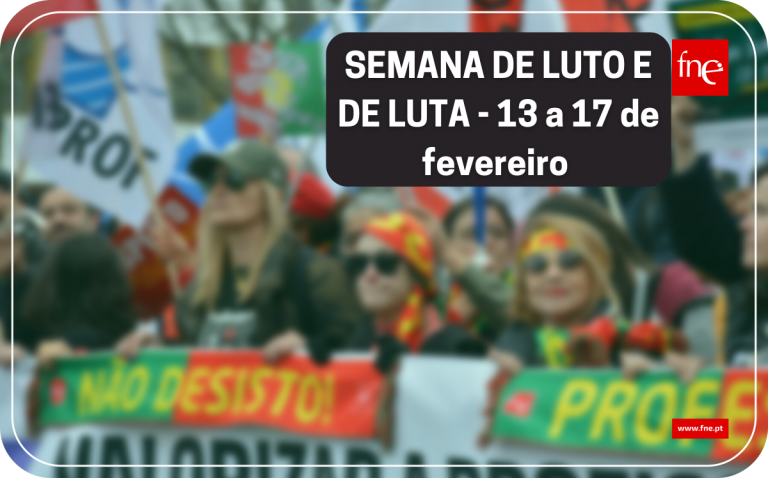 SEMANA DE LUTO E DE LUTA - 13 a 17 de fevereiro 