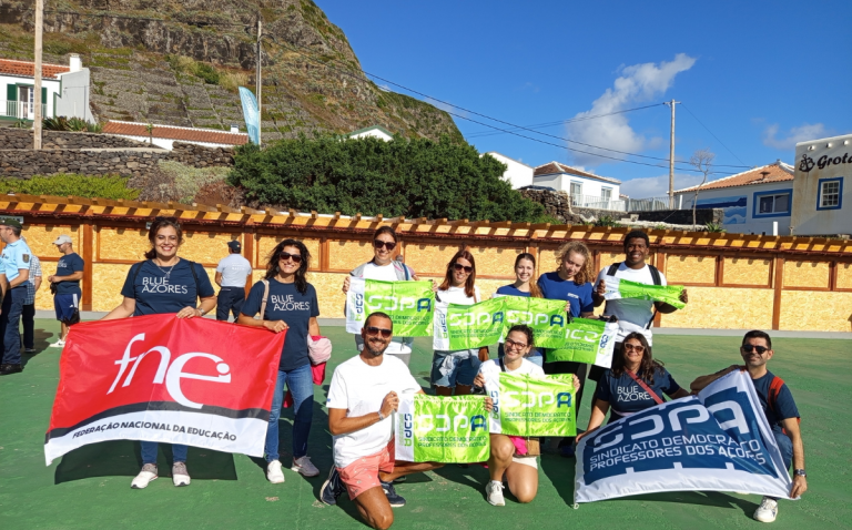 FNE/SDPA em ação de limpeza costeira nos Açores