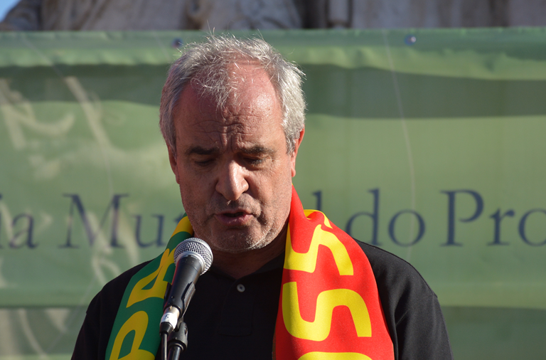 Intervenção do Secretário-Geral da FNE, João Dias da Silva, no encerramento do desfile do Dia Mundial do Professor de 2019