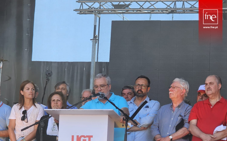 FNE presente nas celebrações do 1º de Maio da UGT, em Lisboa